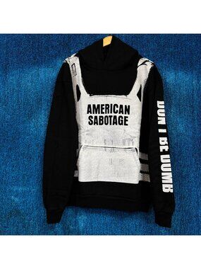 ASAP Rocky x AWGE American Sabotage Dont Be Dumb Hoodie L